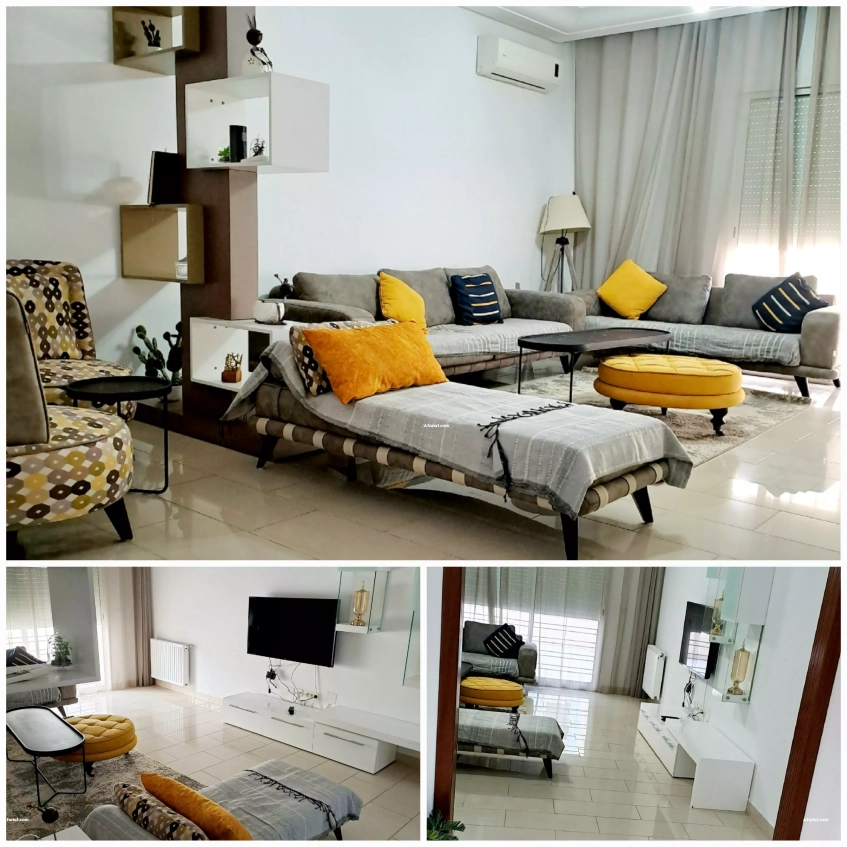 Particulier L Apt s4 meublé Neuf Cité Palmeraies l'aouina