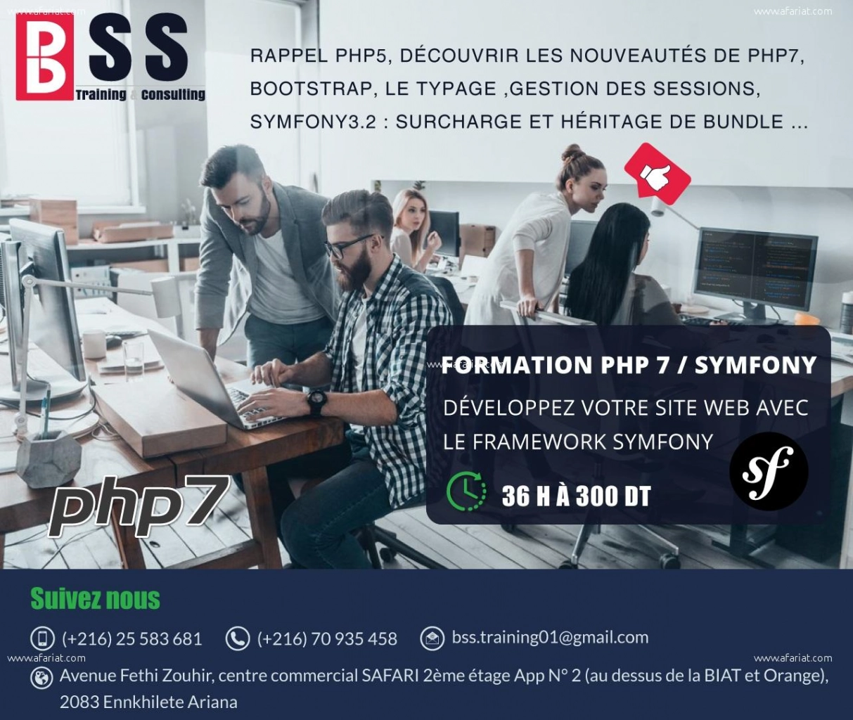 Formation :Développeur PHP7/Symfony4