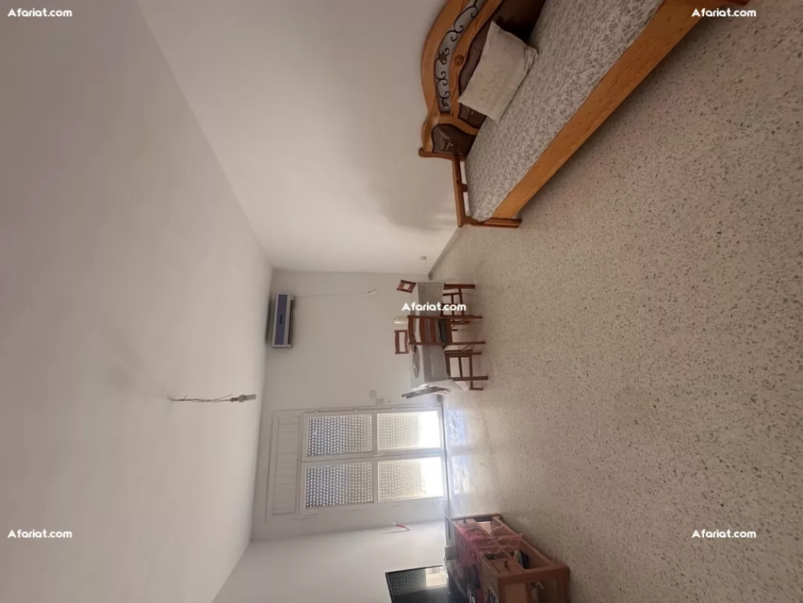 APPARTEMENT S+2 80m2 climatisé vu mer dans résidence Raoued Plage