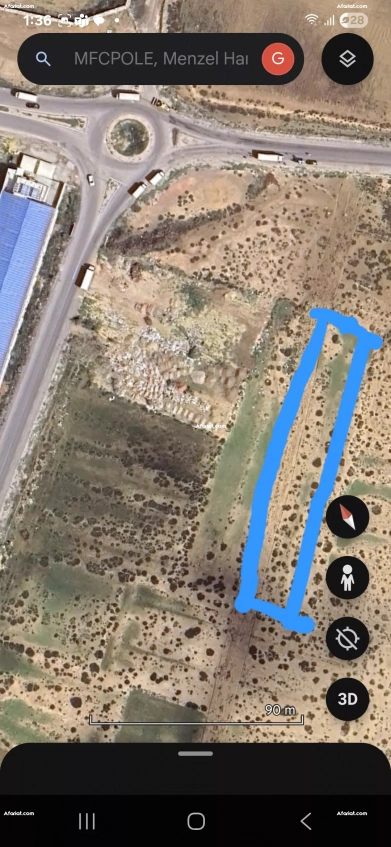 Terrain pour projet près du Technopole Monastir