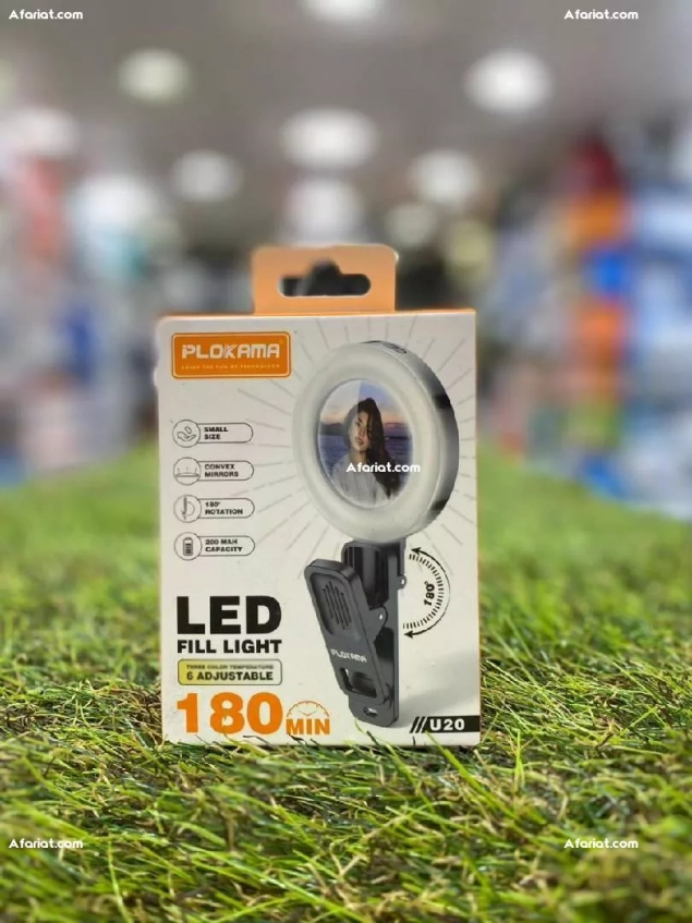 Mini Selfie Ring Light marque PLOKAMA