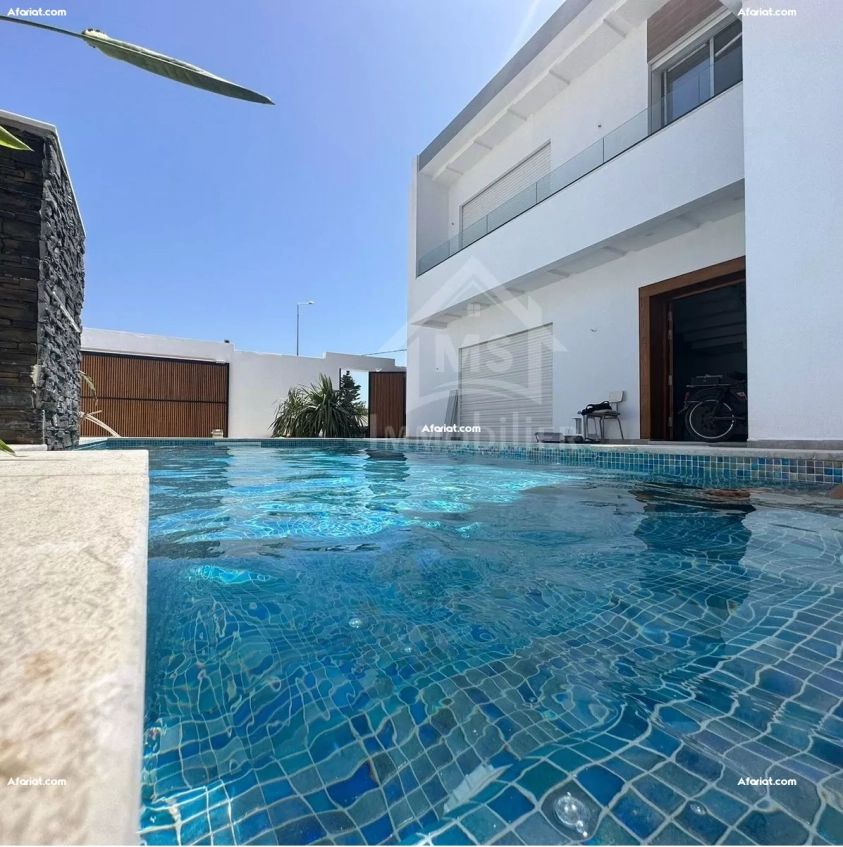 Belle villa toute neuve S+4 avec piscine à vendre 51355351