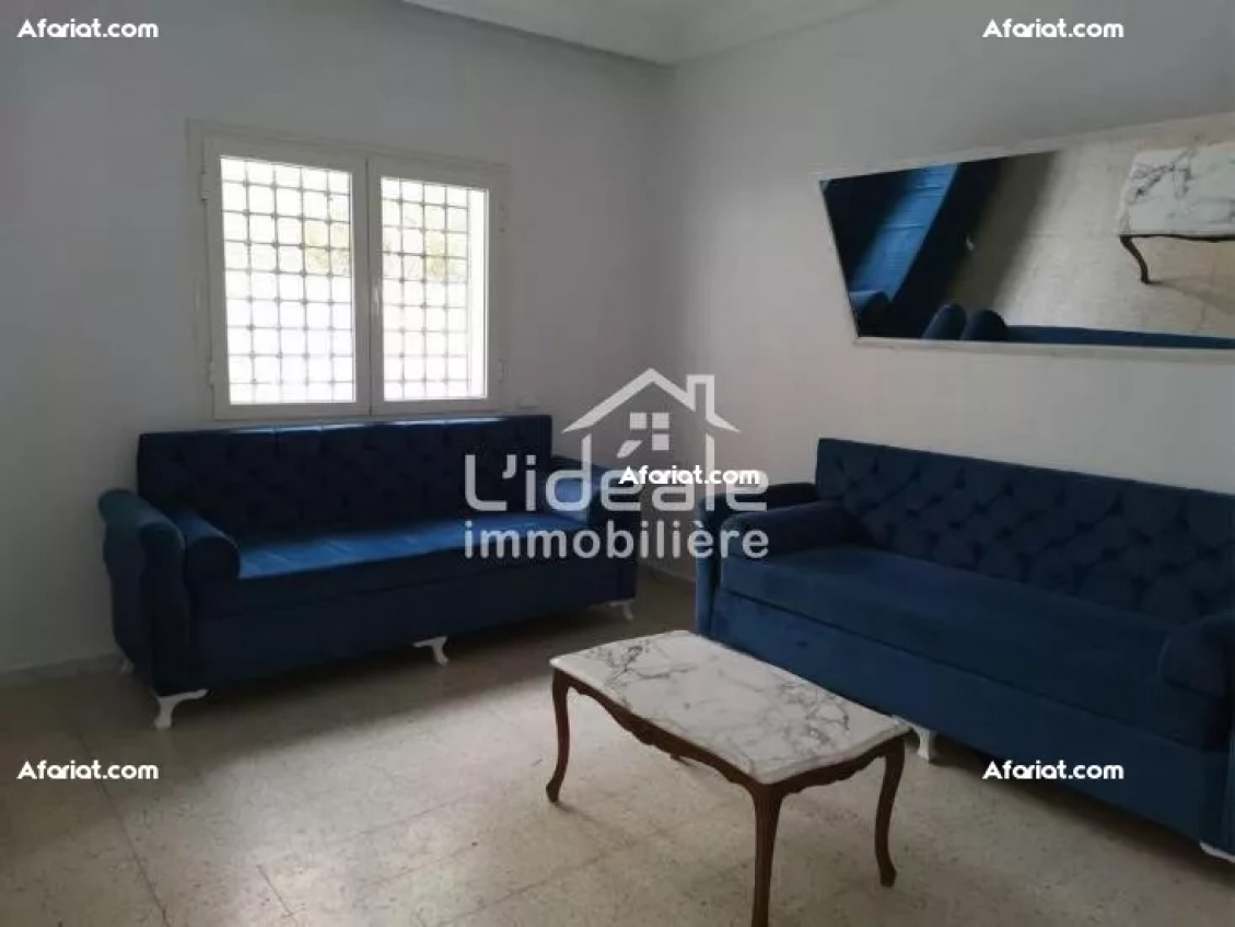 Studio meublé en RDC à hamamet nord