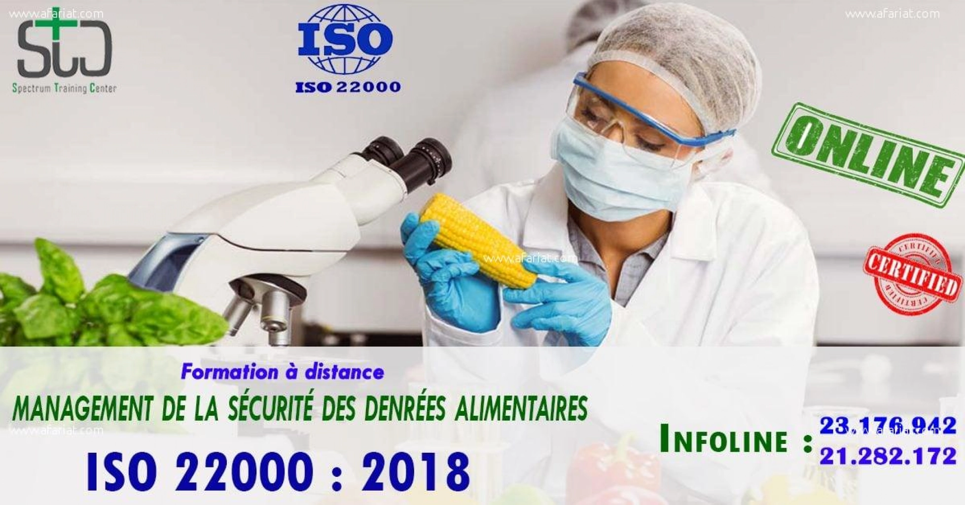 Management de sécurité des denrées alimentaires