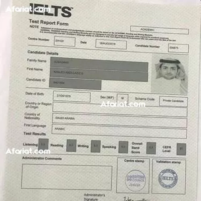 Buy IELTS Certificate online UAE – Buy Genuine IELTS Certificate