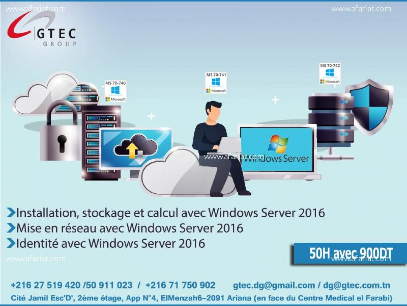 Certification Microsoft Windows Server 2016