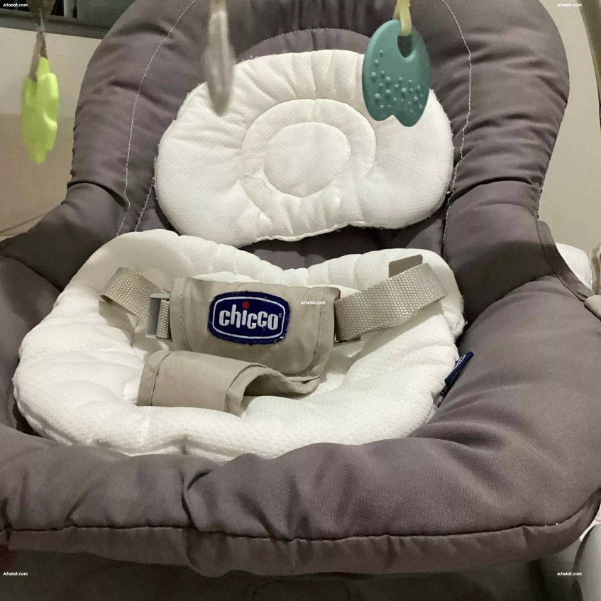 Transat bébé + support de bain réglables