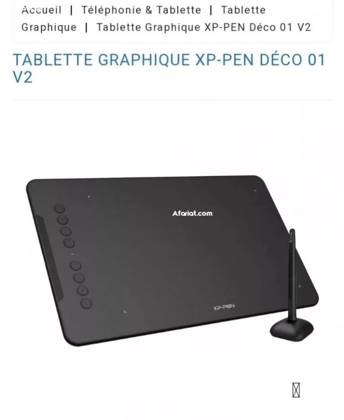 TABLETTE GRAPHIQUE XP-PEN DÉCO 01 V2