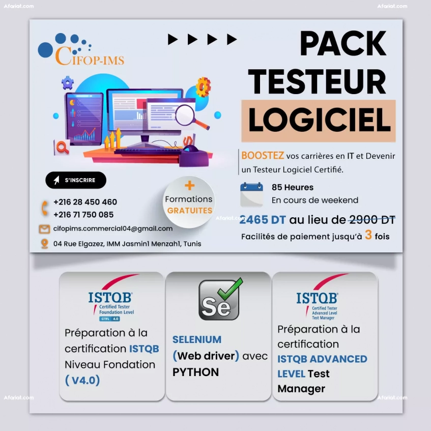 Pack Testeur Logiciel