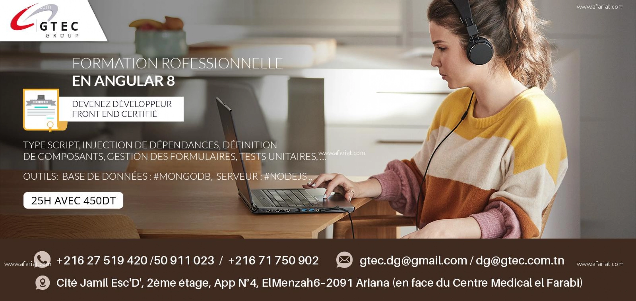 GTEC: Réduction sur la formation Angular 9