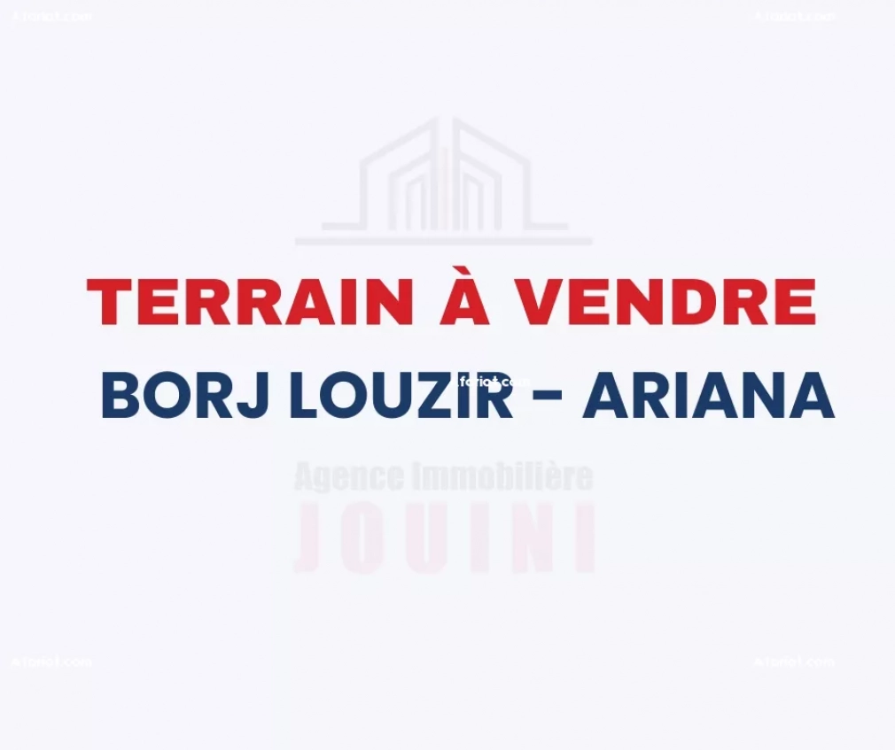 Terrain 302 M² à Borj Louzir Ariana