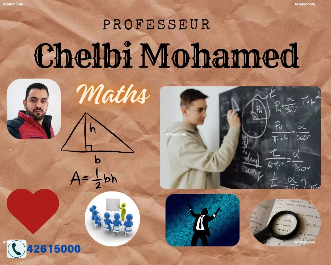 Professeur de mathématiques