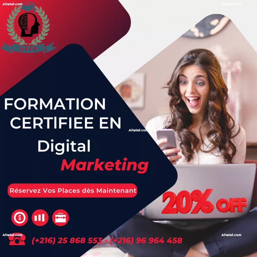 Formation Certifiée en  Marketing Digital