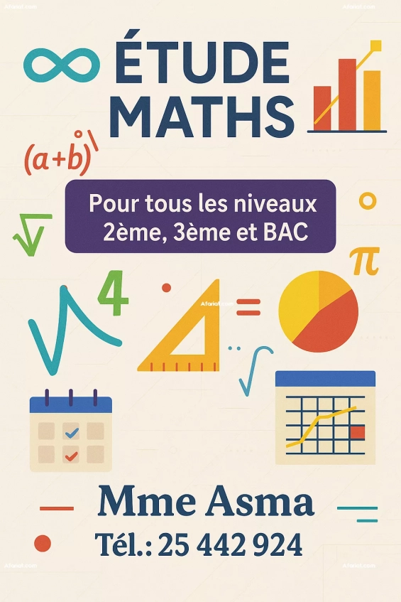 Cours particuliers en mathématiques