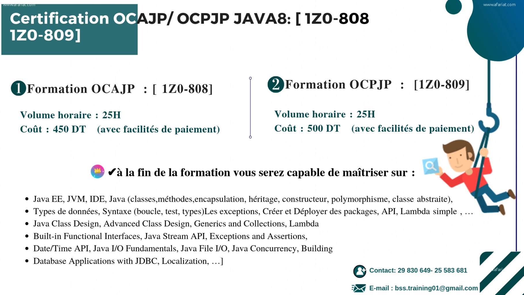 Certification OCAJP / OCPJP JAVA8: 1Z0-808, 1Z0-809 Sns-Brigh10