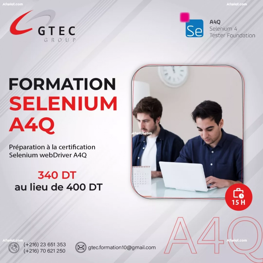 Formation Selenium A4Q