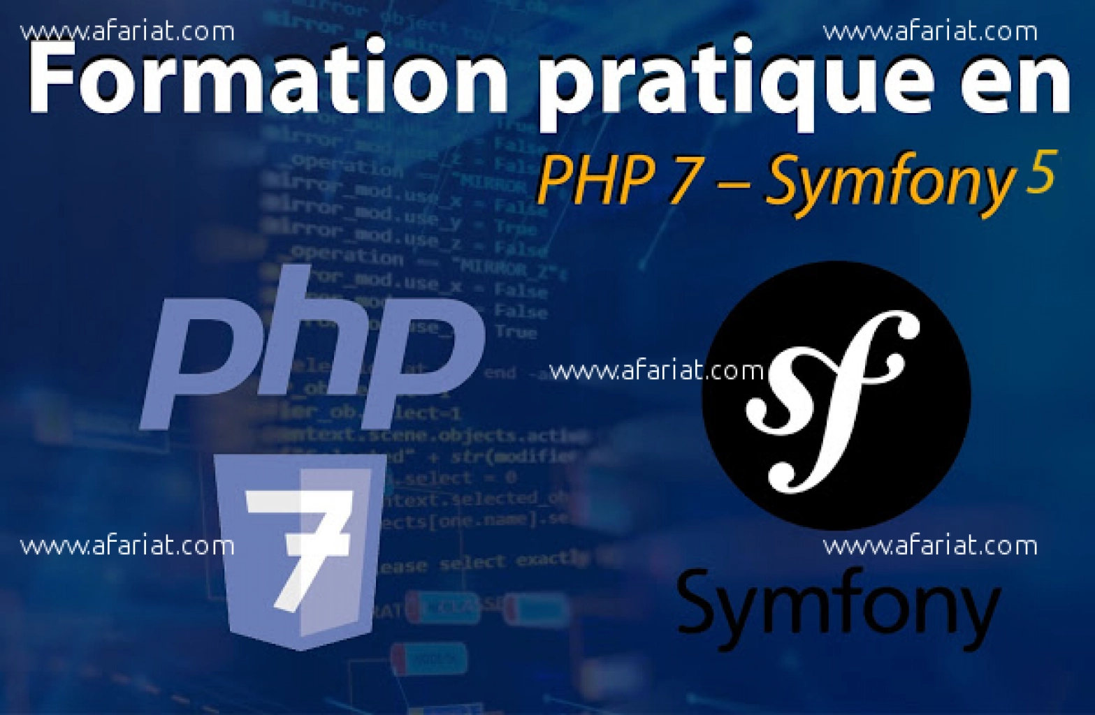 Formation Symfony 5 et  PHP 7 Certifiante