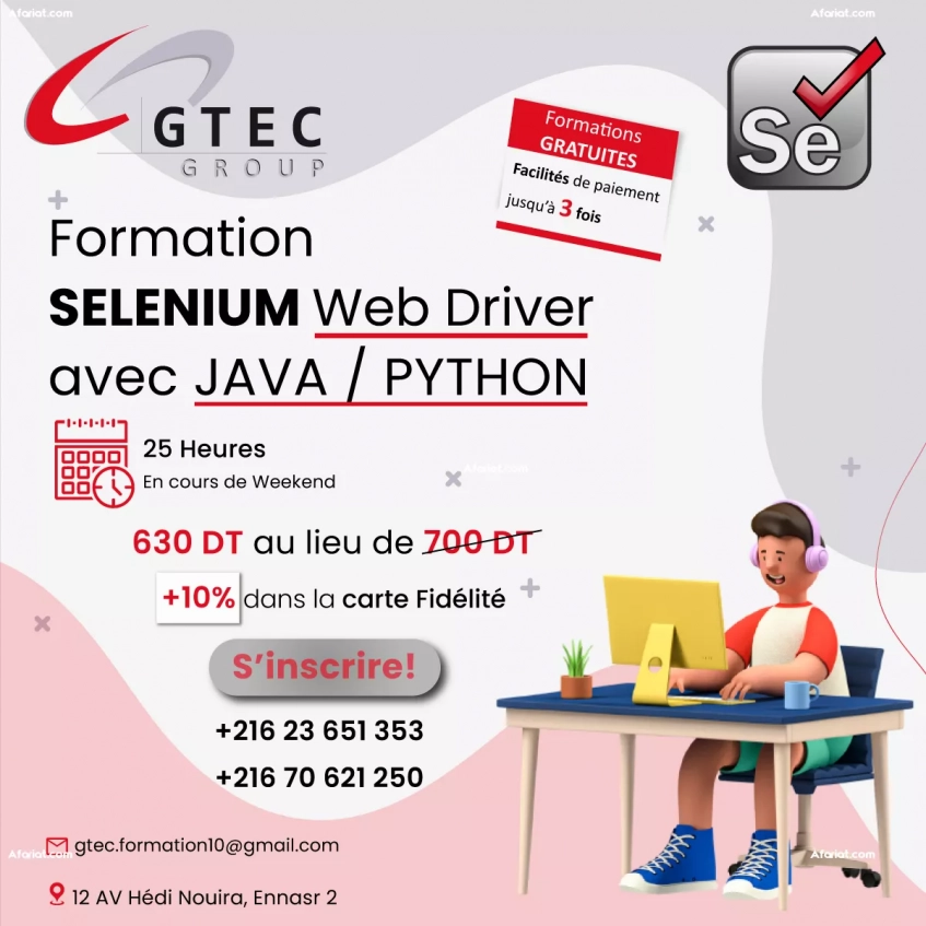 Formation Selenium Web Driver avec Python