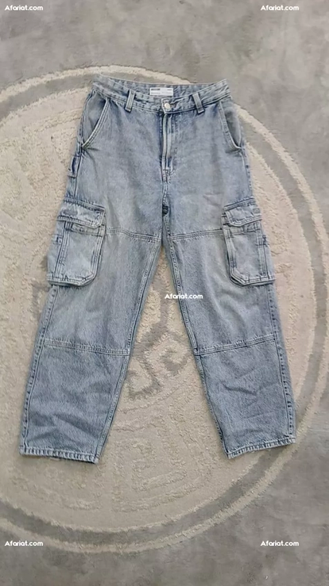 Baggy Cargo Jeans BERSHKA