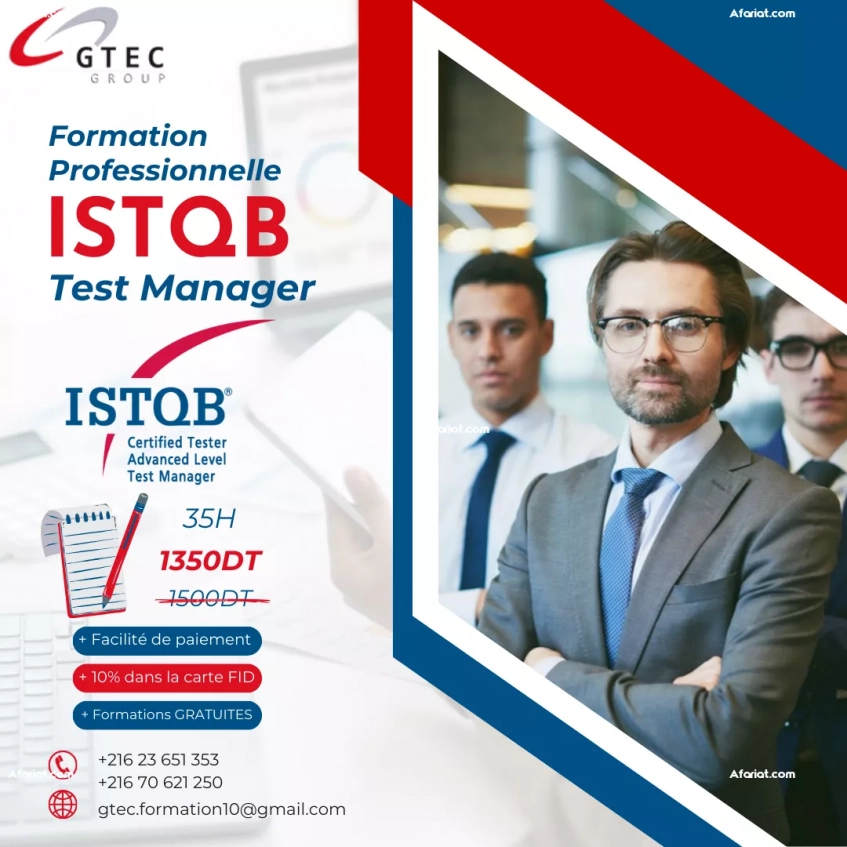 Formation ISTQB Advanced Level : Test Manager