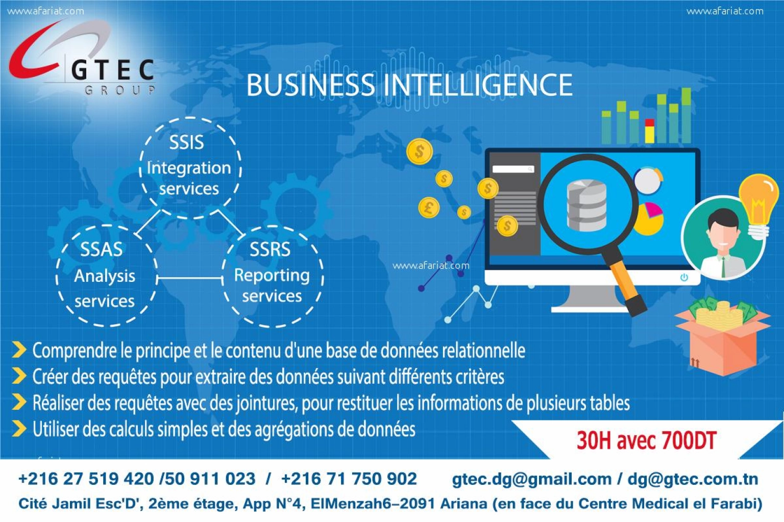 Formation en Microsoft Business Intelligence