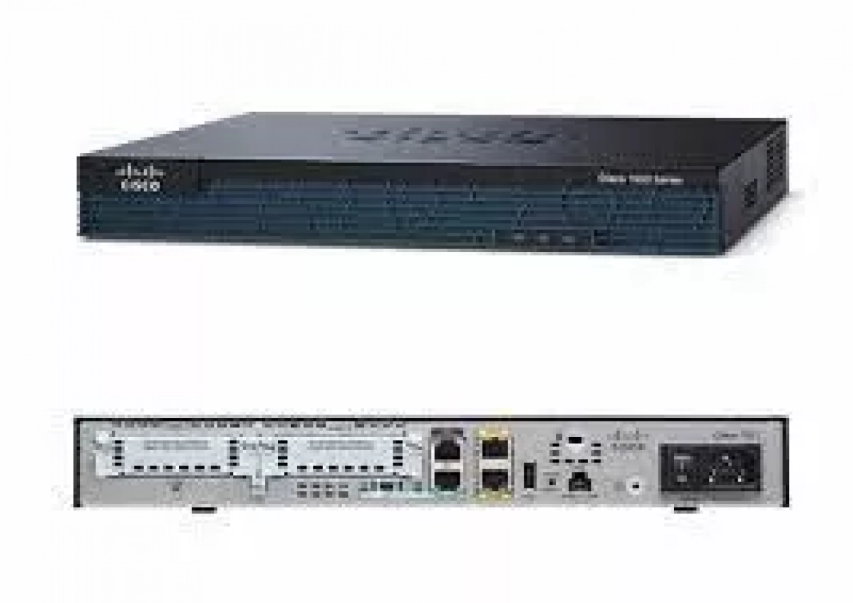 Cisco 1900 series 1921/k9 integrated services router modular netw ...