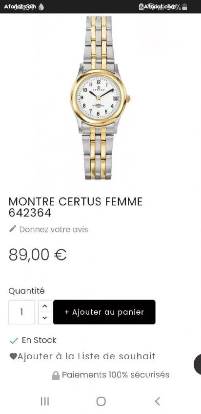 montre pour femme Vertus