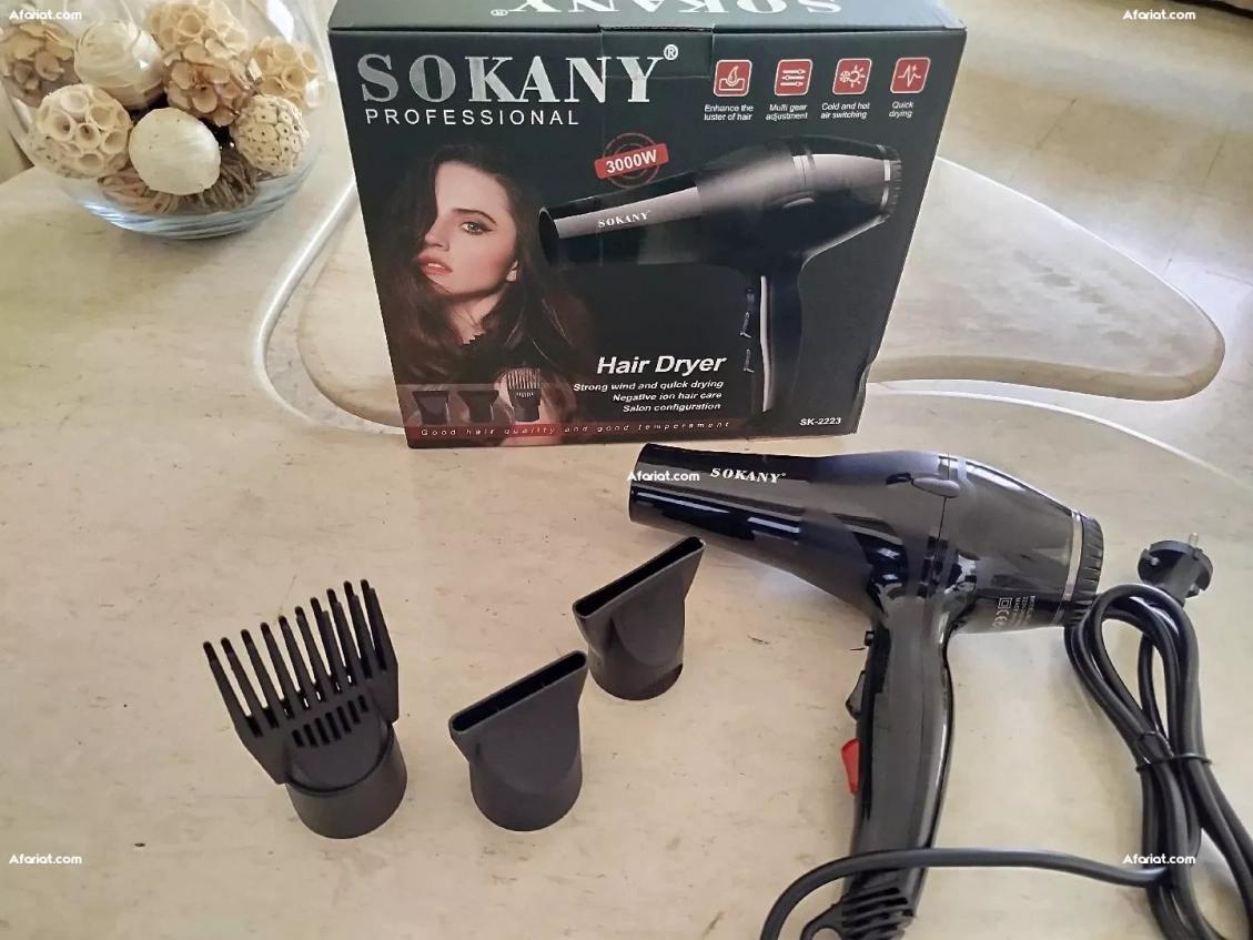 sèche cheveux professionnel ionique 3000 W