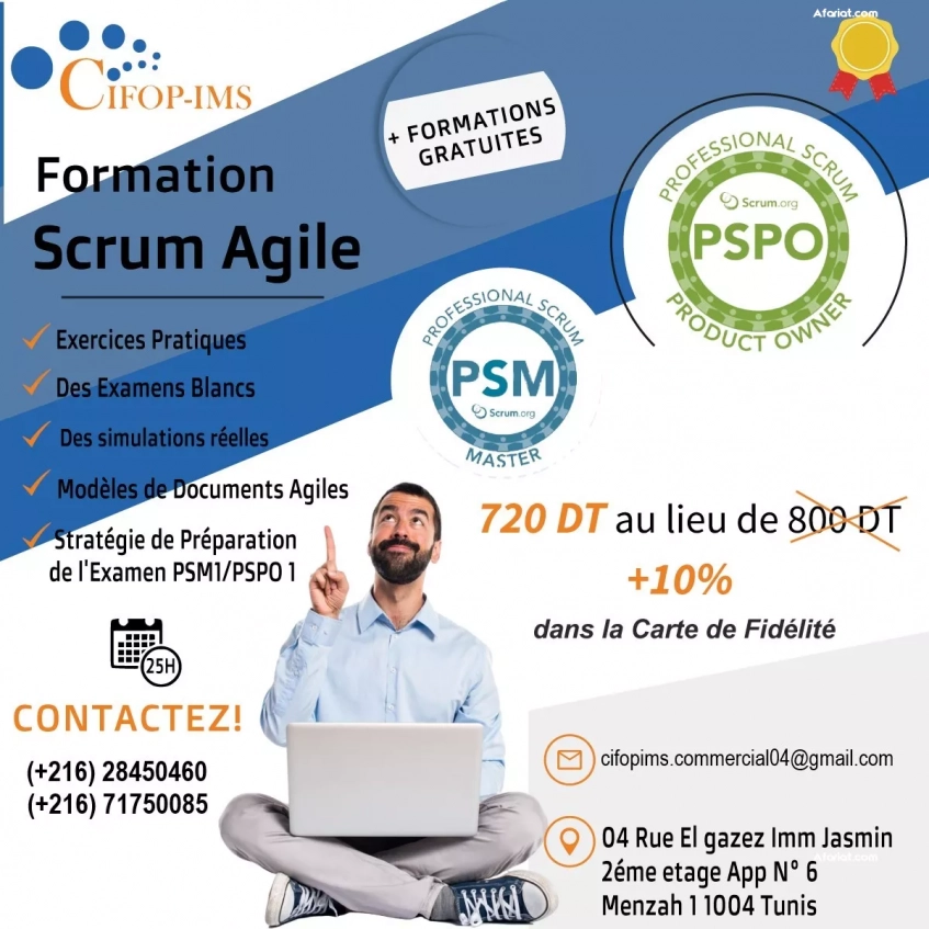Formation Scrum PSM1 & PSPO 1