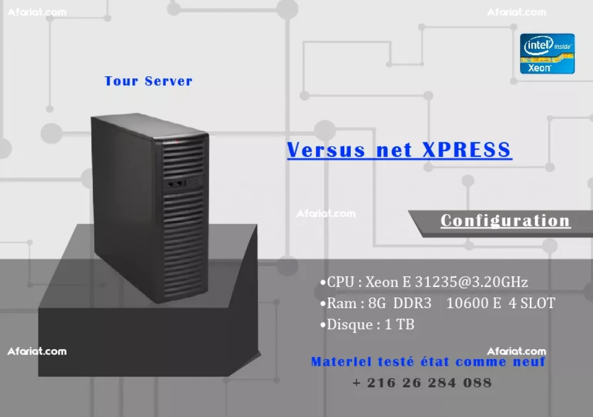 2  serveur tour   Versus net   XPRESS