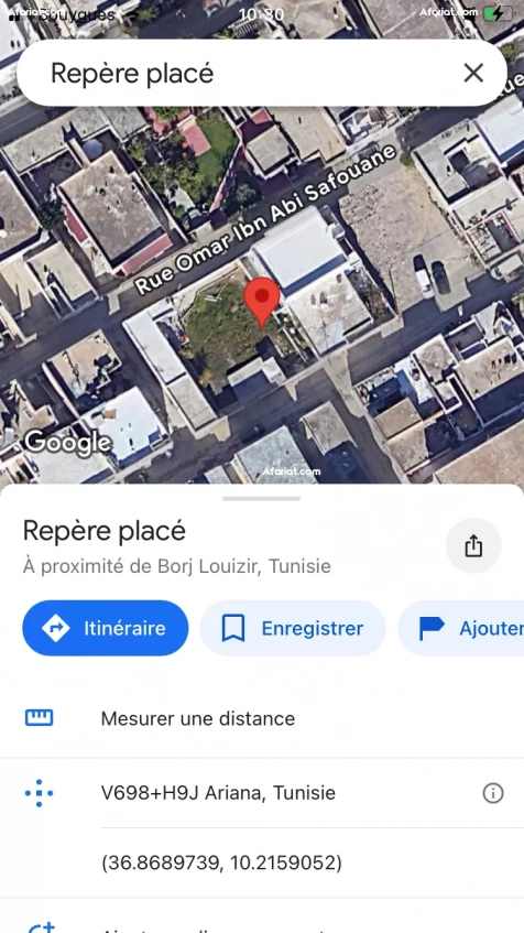 terrain de 400 m2 Soukra