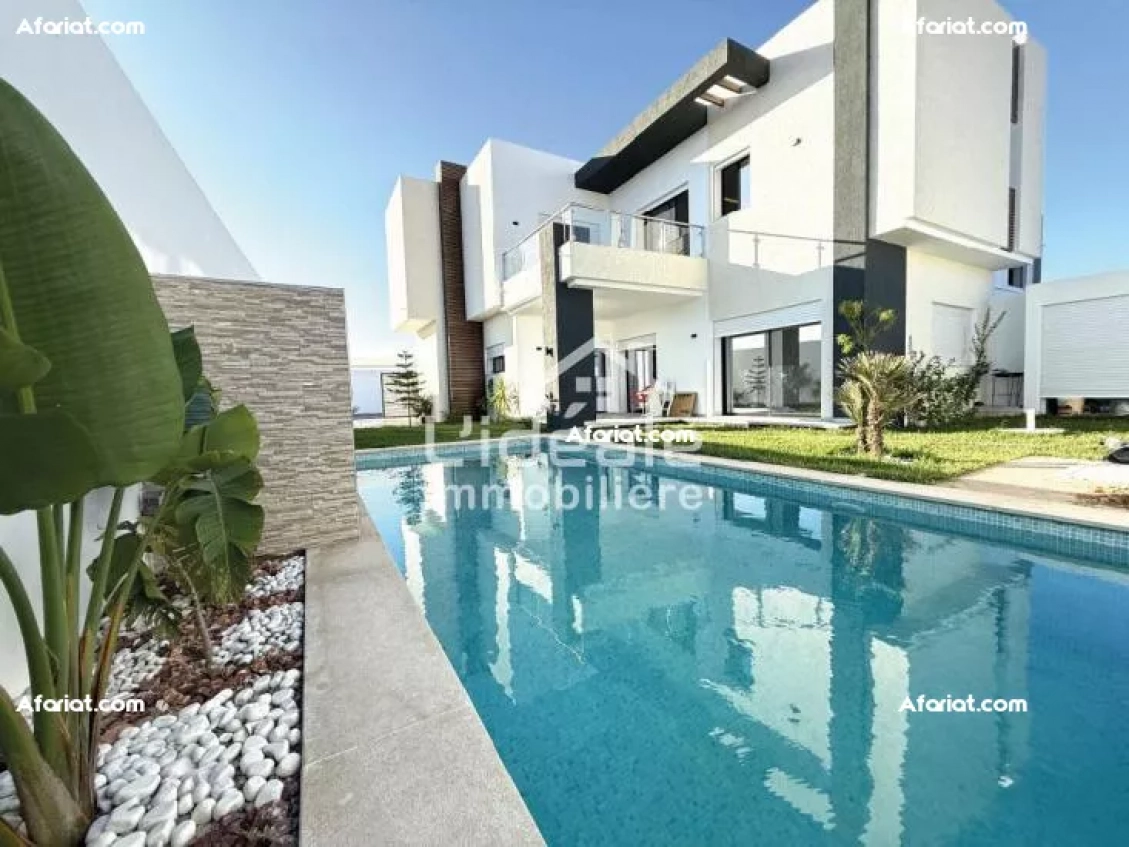 A vendre villa récemment construite à Hammamet