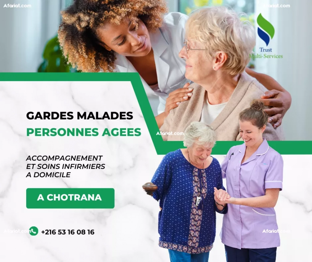 GARDE PERSONNE AGEE A DOMICILE A CHOTRANA