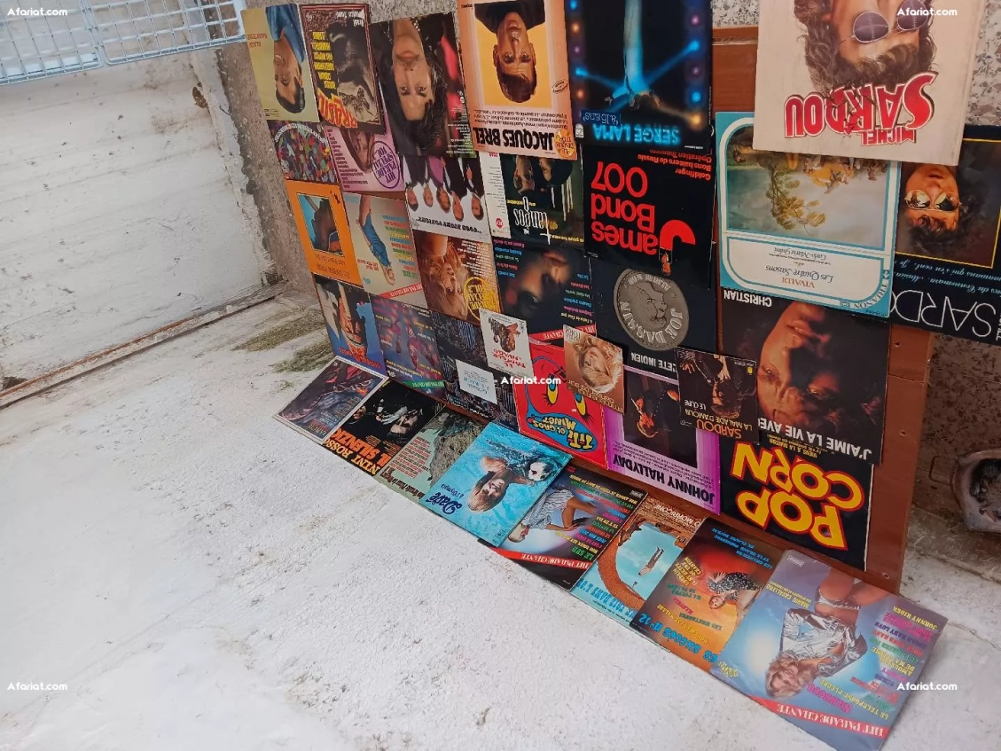 a vendre 35 disques 33t anciens