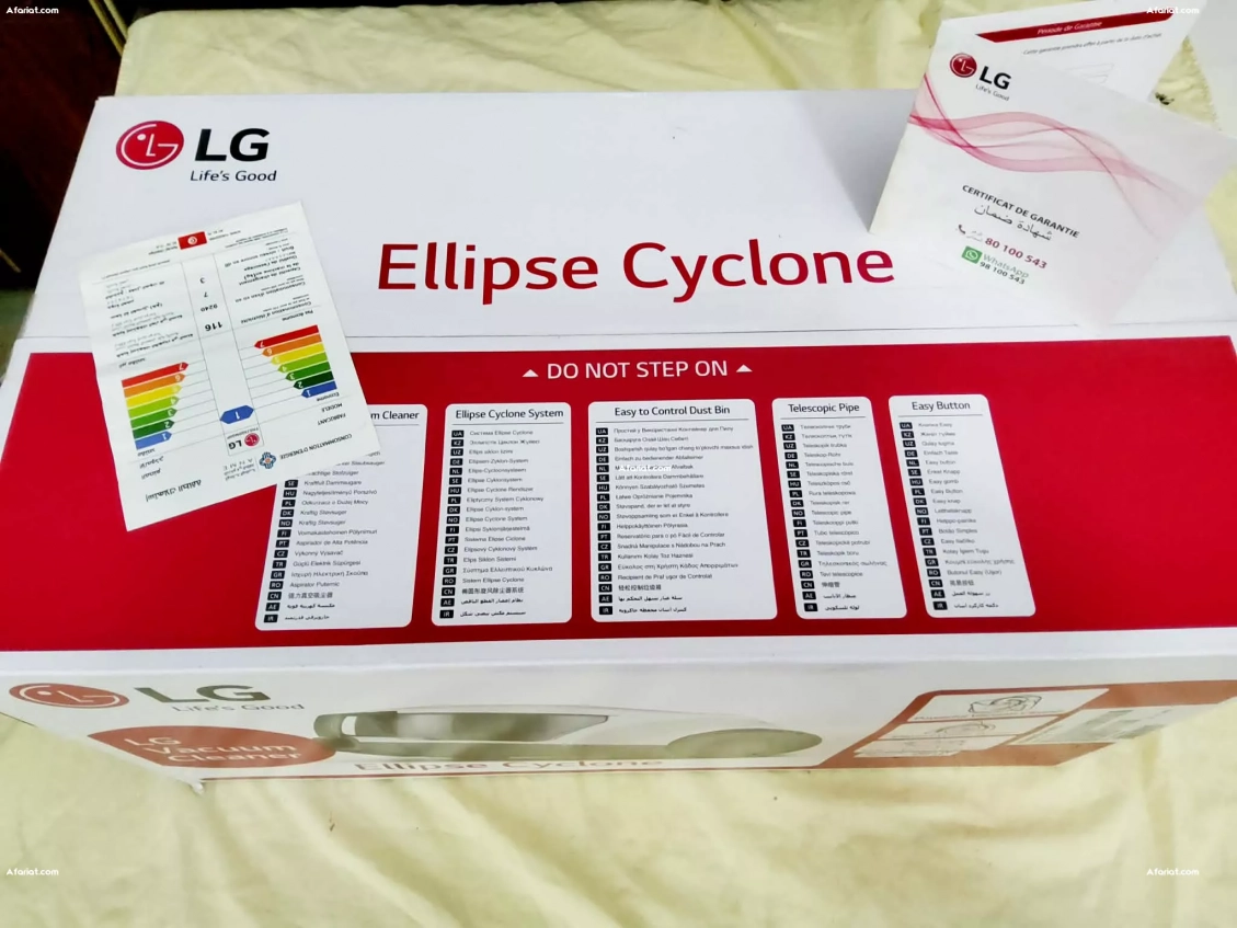 A Vendre Aspirateur LG 2000W Elipse Cyclone -Neuf, sous emballage