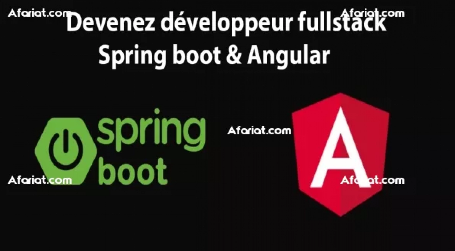 Formation fullstack  Spring  Boot &  Angular 11
