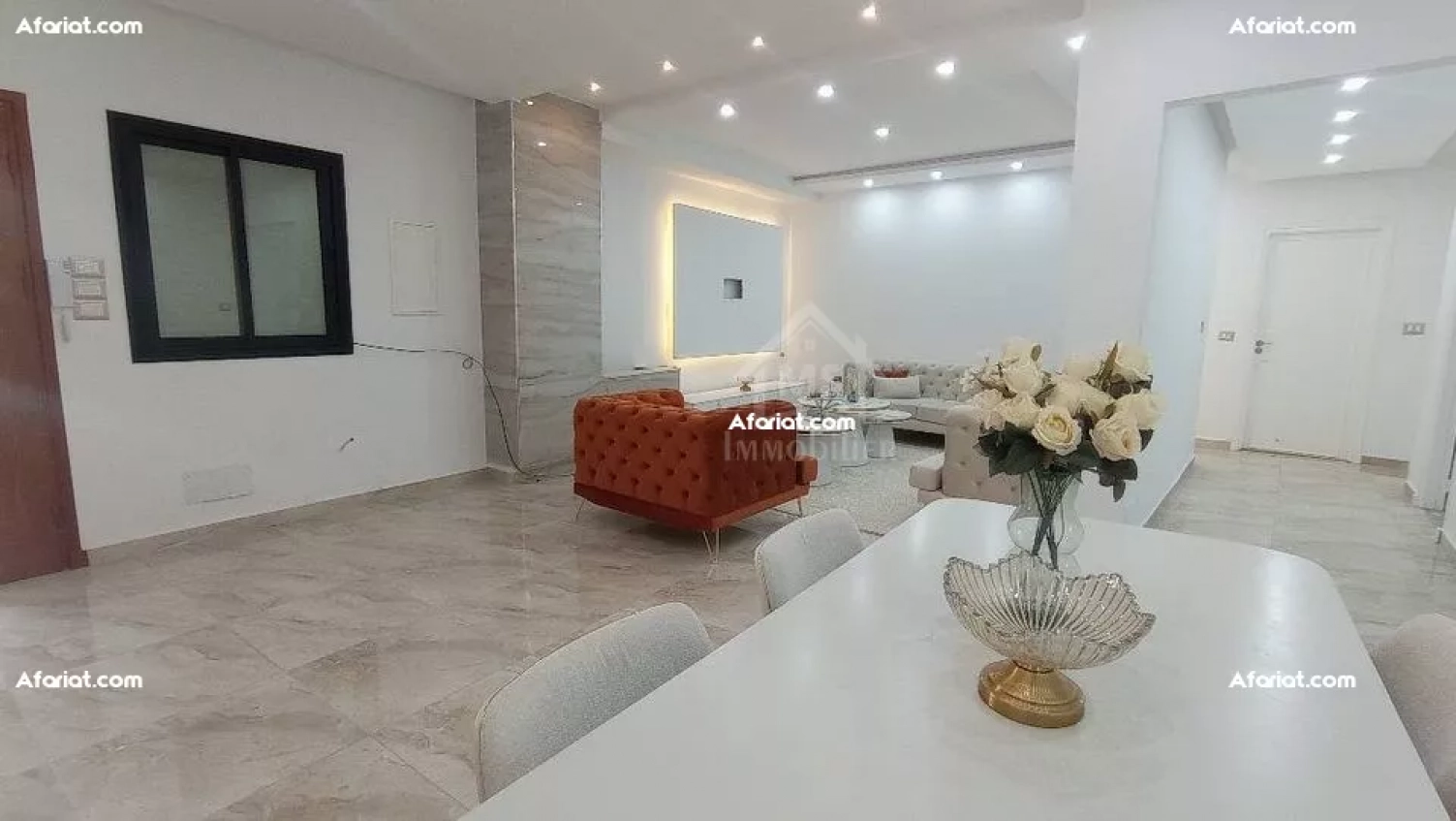 Un spacieux appartement S+2 RDC à vendre à Nabeul 51355351