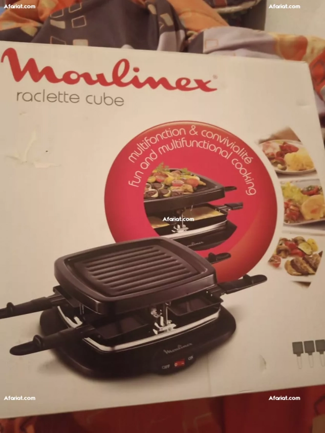 Moulinex raclette cube gril