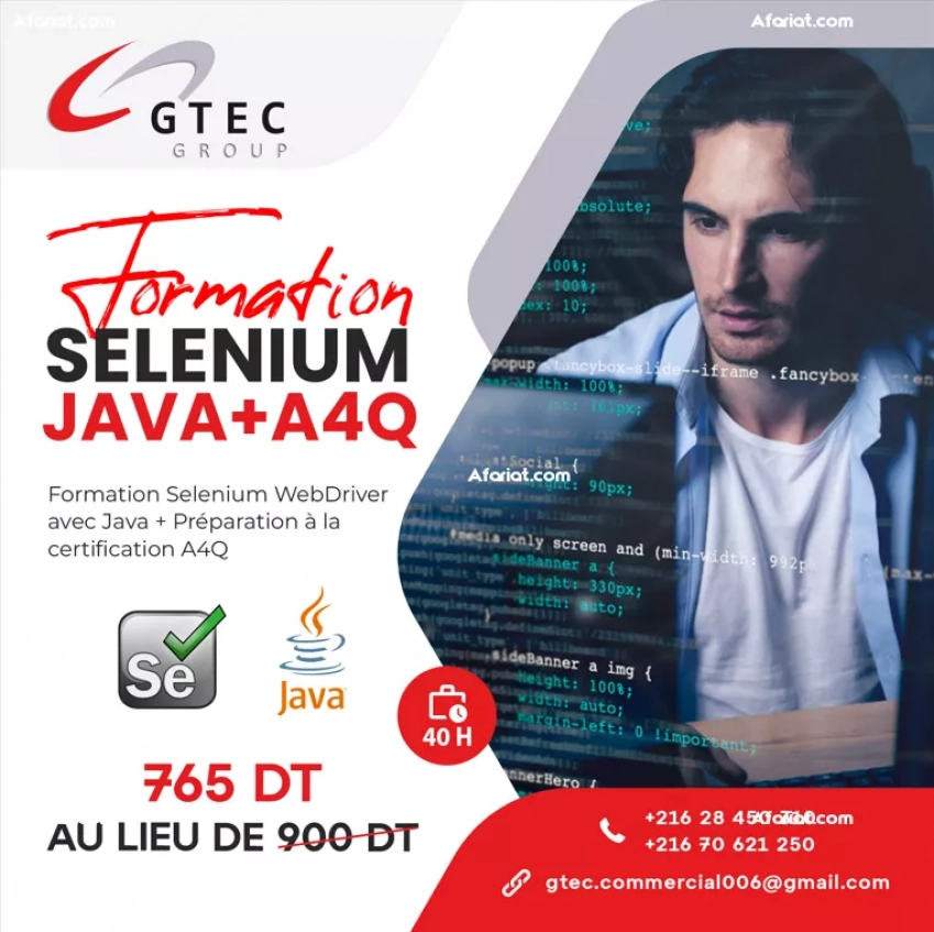 Automatiser vos tests avec Sélénium Java/A4Q !