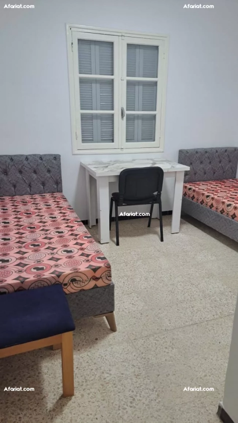 Chambres Individuelles à Louer – Cité El Khadra