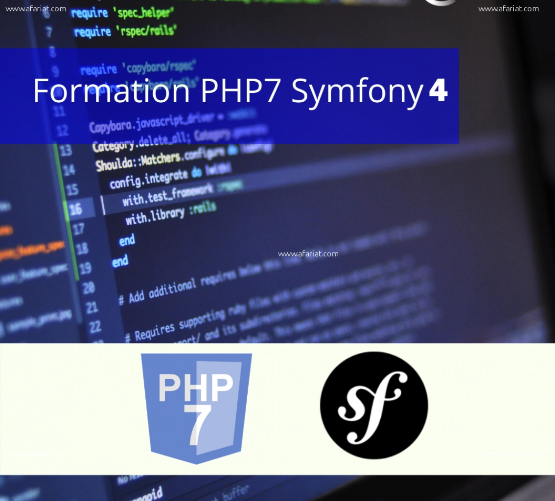 Réduction Formation Symfony avec PHP 7