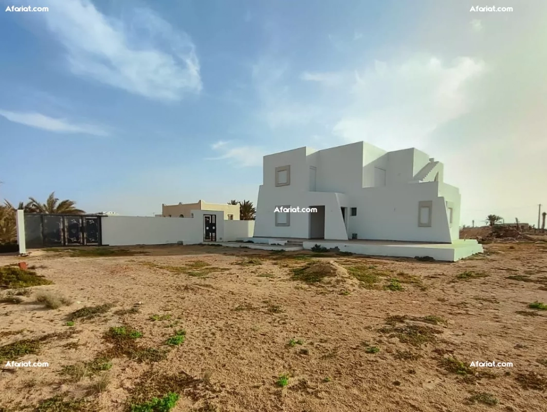 Une villa avec une trés belle vue de mer à vendre à Djerba