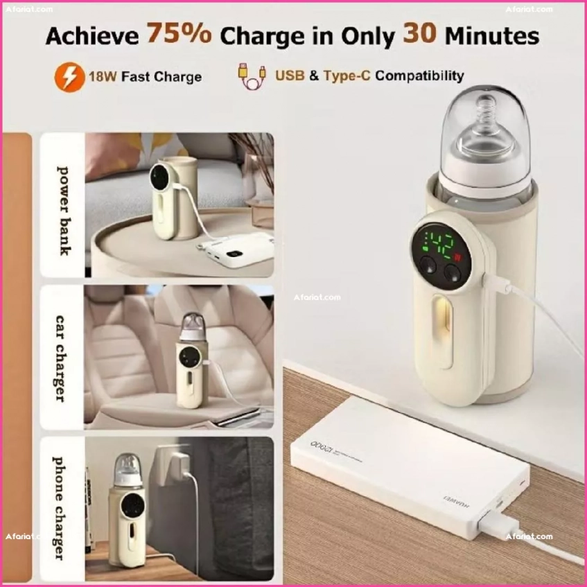 Le Chauffe-Biberon Portable rechargeable