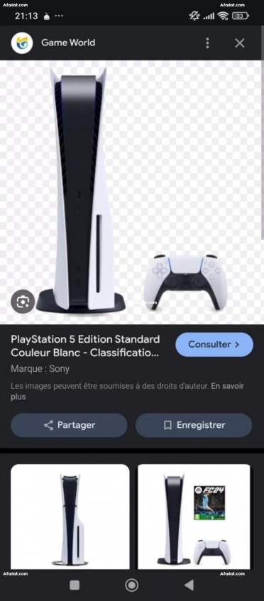 ps5 fat avec une manette