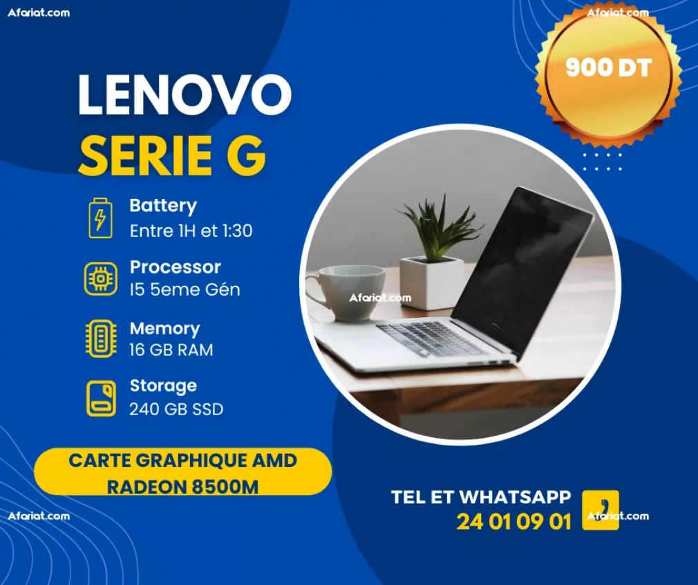 Ordinateur portable a vendre Lenovo