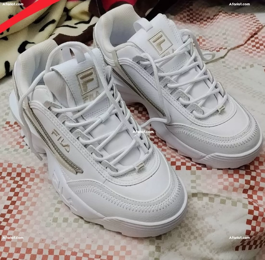 basket fila blanc pour femme