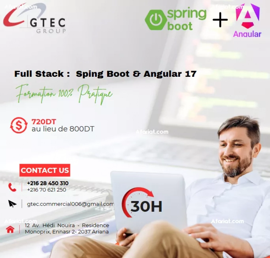 Formation FullStack Spring Boot & Angular 17