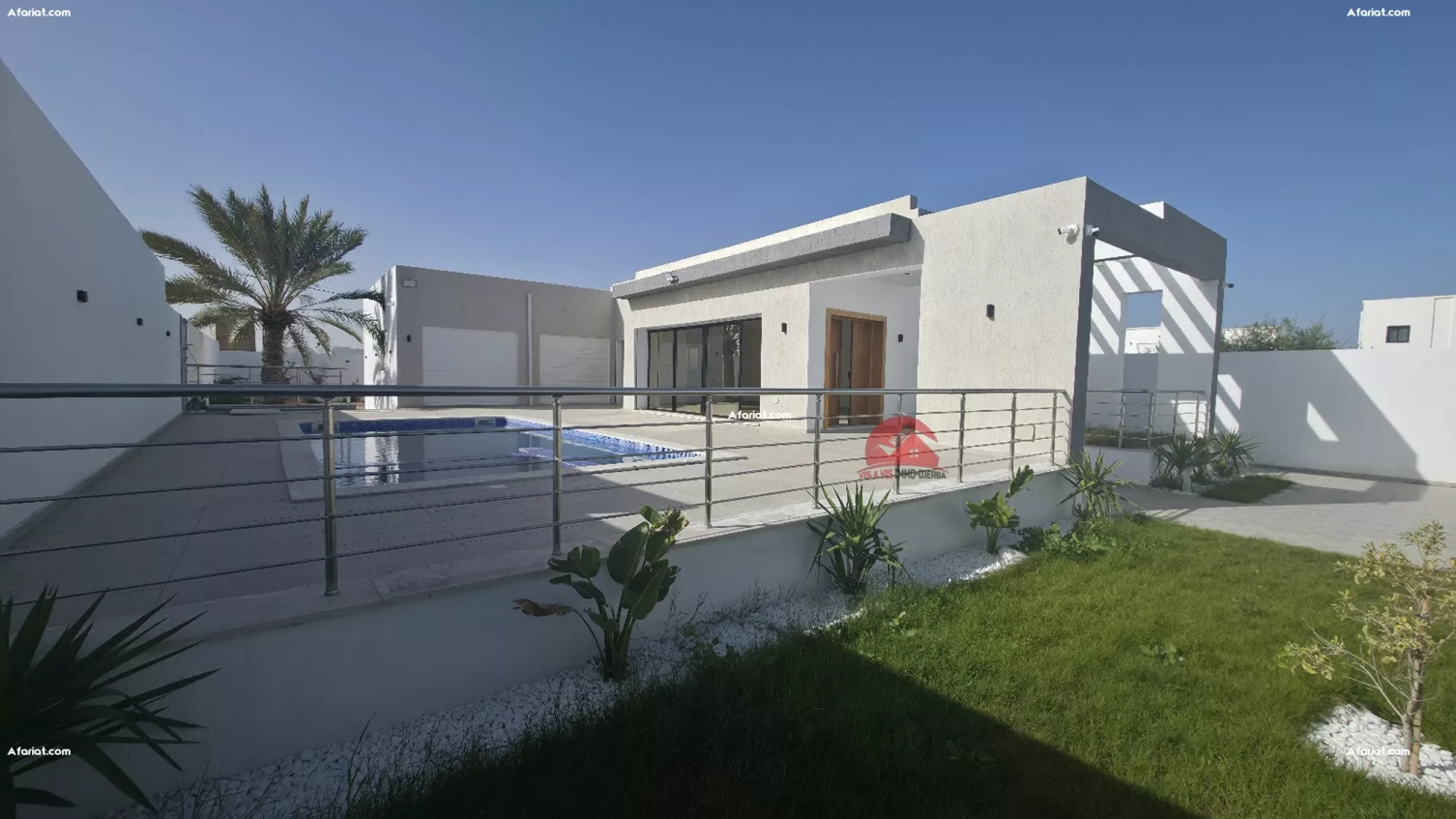 Vente d'une villa neuve avec piscine à Djerba Midoun ZA  V 750
