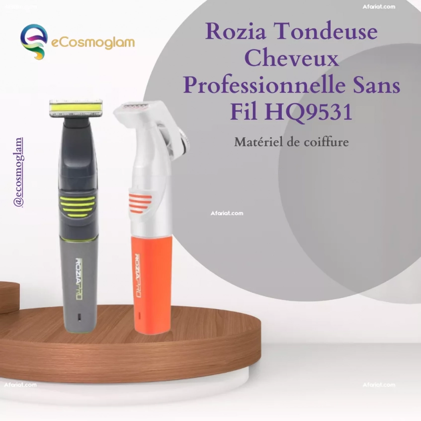 Rozia Tondeuse Cheveux Professionnelle Sans Fil HQ9531