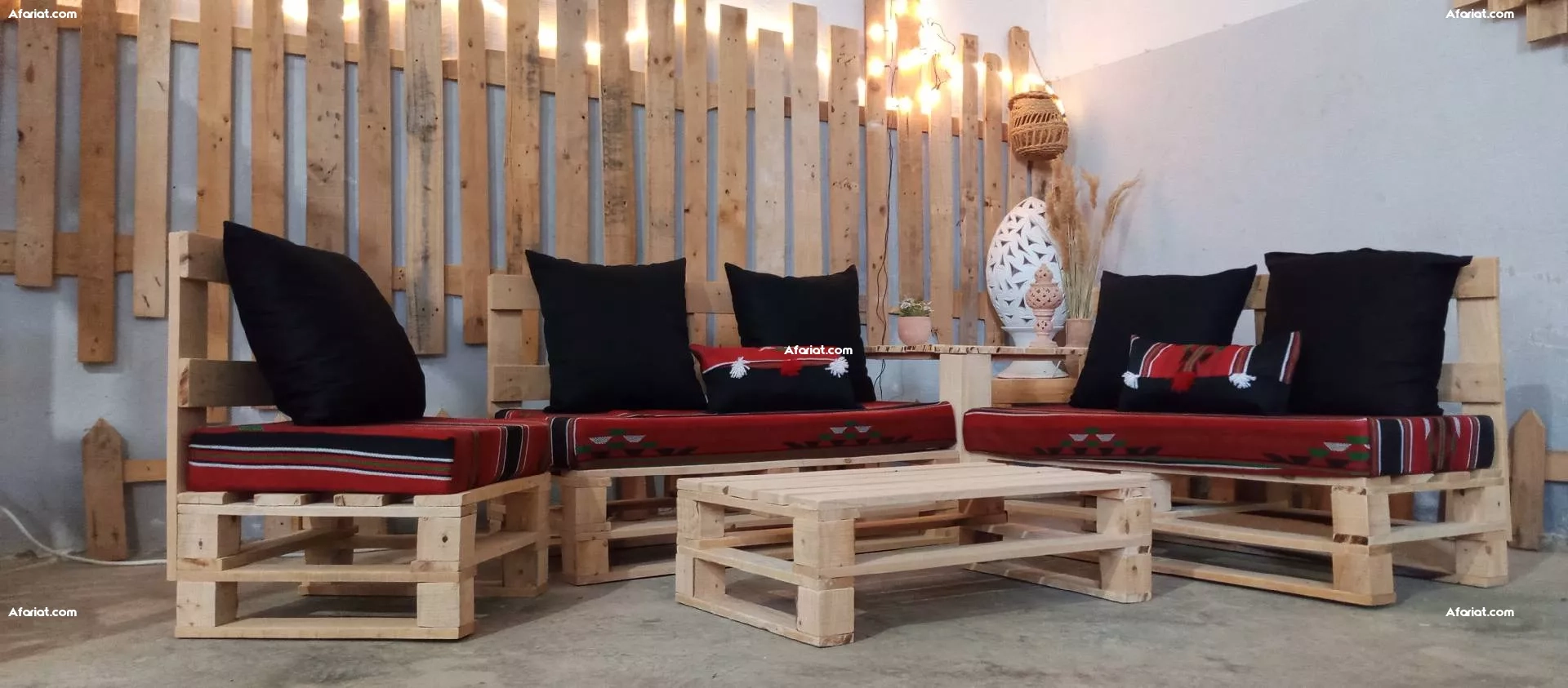 À vendre salon de jardin en bois de palette